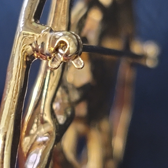 Vintage Avon 1992 "Golden Web" Bookpiece, Modern Abstract Design, Brooch- Estate - Picture 7 of 7